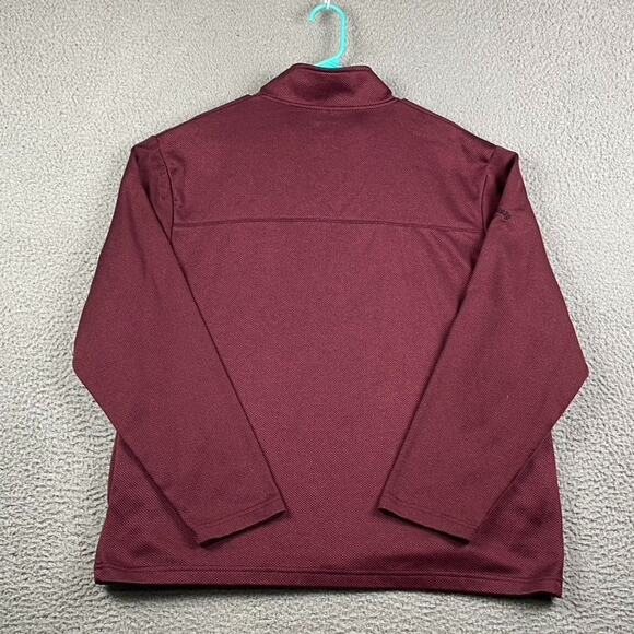 Callaway 1/4 Zip Pullover Sweater Men's Large Red Athletic Preppy Sports Golf - Picture 8 of 8